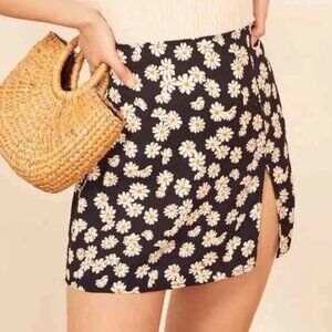 Reformation Margot Skirt, Daisy Print, Size 6